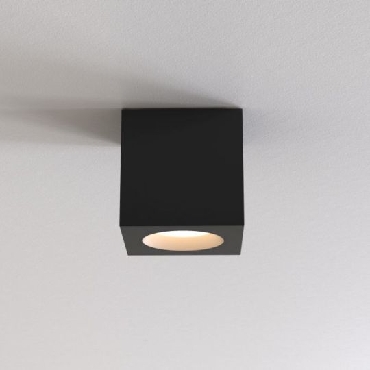 Astro Kos Square II Outdoor Downlight in Textured Black