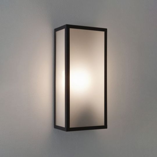 Astro Messina Sensor Outdoor Wall Light in Textured Black