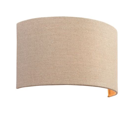 Obi Wall Light in Natural Linen Shade