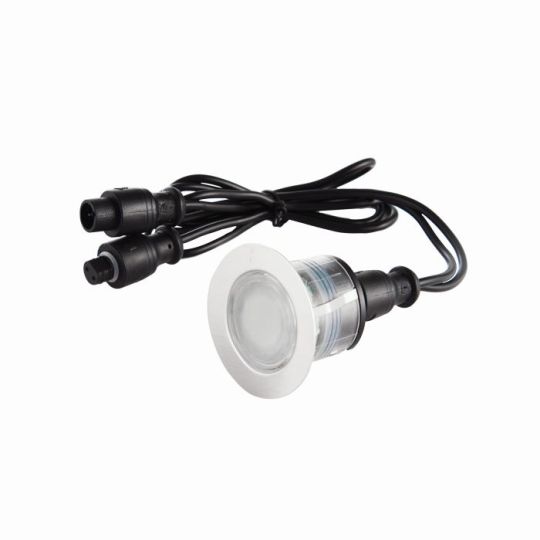 Saxby Ikonpro Twilight Detector Ip67 in Polished Stainless Steel & Opal Pc