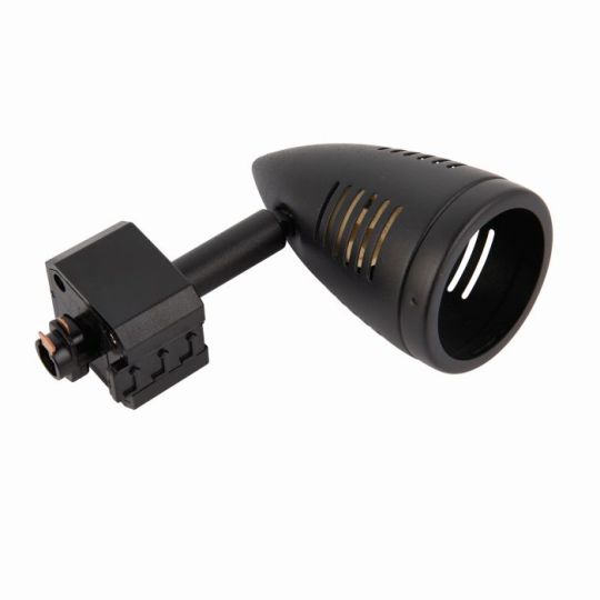 Saxby Bullett Track Head 50W in Matt Black Paint & Black Pc