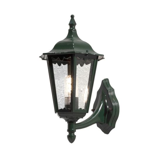 Konstsmide 7213-600 Green Firenze - Lacquered Aluminium/ Clear Glass (23.5x30x48)