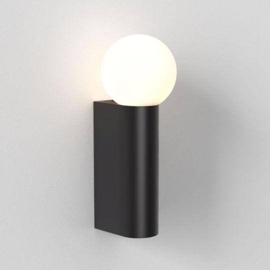Astro Ortona Single Bathroom Wall Light in Matt Black