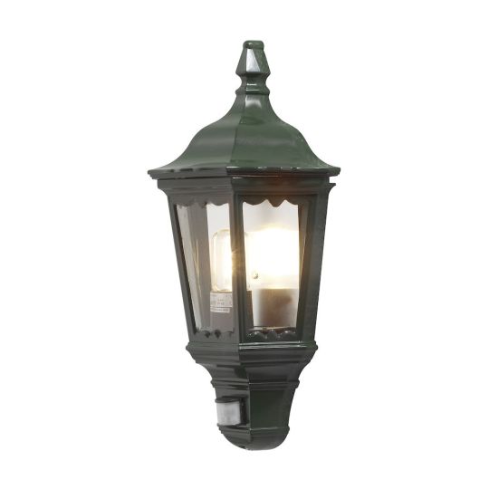 Konstsmide 7230-600 Green Firenze - Lacquered Aluminium/ Clear Glass/ Sensor (23.5x30x40)