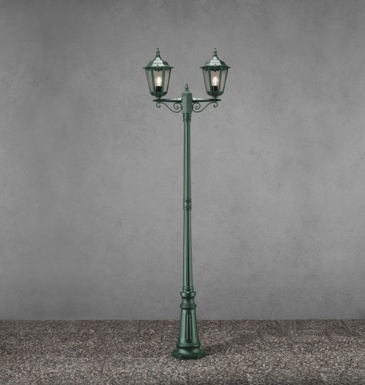 Konstsmide 7234-600 Green Firenze - Lacquered Aluminium/ Clear Acrylic (25x63x220)