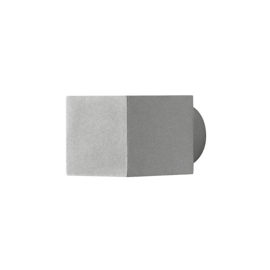 Konstsmide 7341-300 Grey Modena Square - Lacquered Aluminium/Clear Glass (10x14x9)