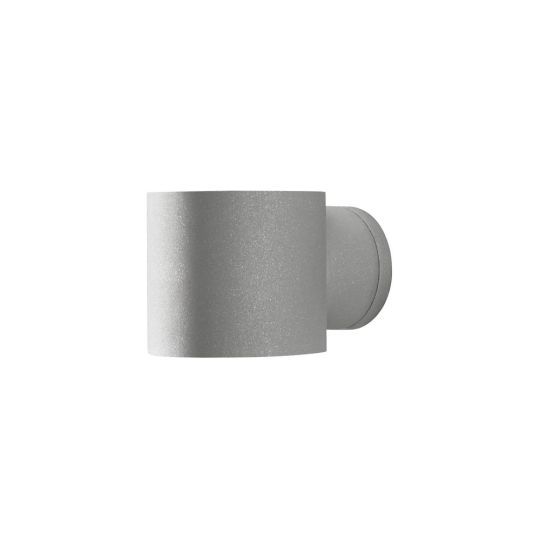 Konstsmide 7342-300 Grey Modena Round - Lacquered Aluminium/Clear Glass (10x14x9)