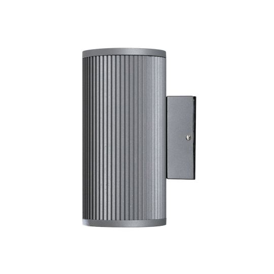 Konstsmide 7514-300 Grey Siracusa - Lacquered Aluminium / Opal Coloured Glass (10x13x20.5)