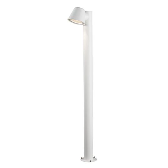 Konstsmide 7524-250 Matt White Trieste - Painted Aluminium / Clear Glass (11.5x20.5x100)