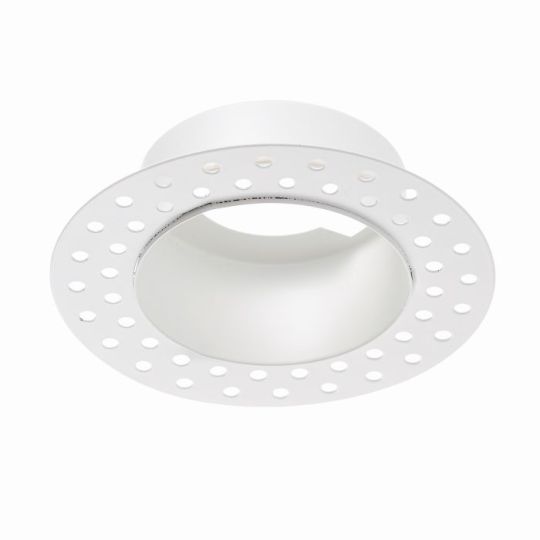 Saxby Shieldeco Trimless Bezel Round in Matt White Paint