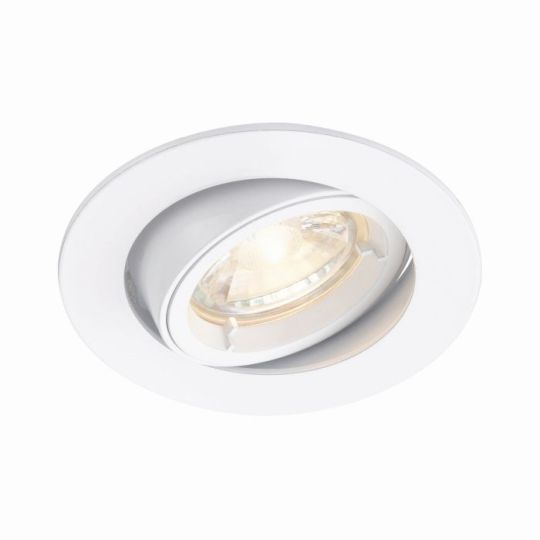 Saxby Cast Tilt 50W in Matt White Paint
