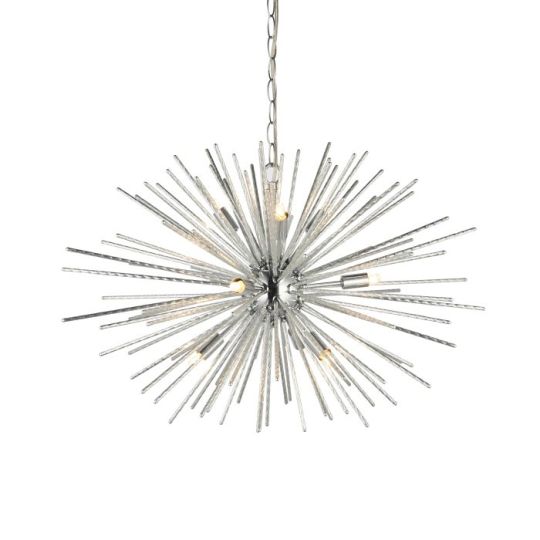 Lena 9 Light Pendant in Chrome Plate Finish