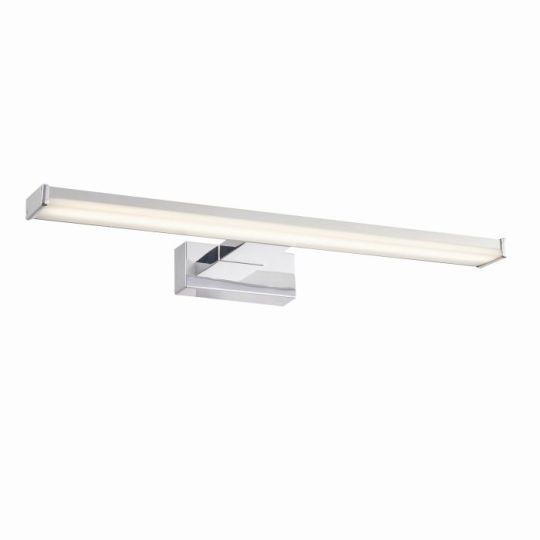 Endon Axis 1lt Wall in Chrome Effect & Frosted Plastic