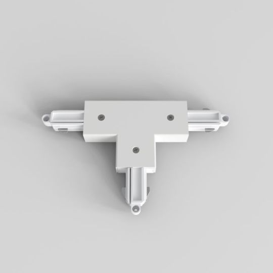 Astro T Connector Left Farside Earth Track in Matt White