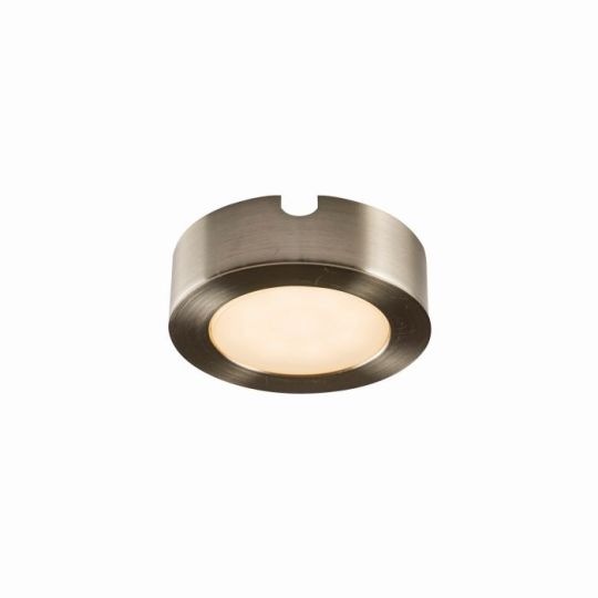Saxby Hera Cct 2.5W in Brushed Chrome Effect Plate & Frosted Pc