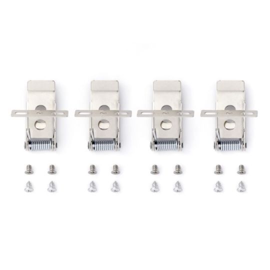 Saxby Recess Clip in Bright Nickel Plate
