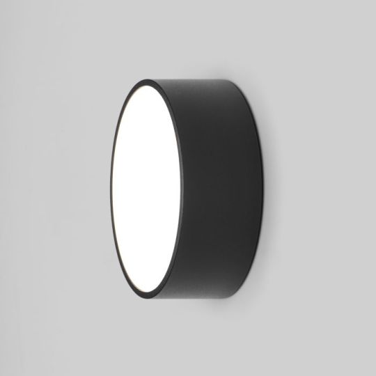 Astro Kea 150 Round Outdoor Wall Light in Textured Black