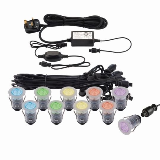 Saxby Smart Ikon Rgb Ip67 0.75W in Polished Stainless Steel & Clear Pc