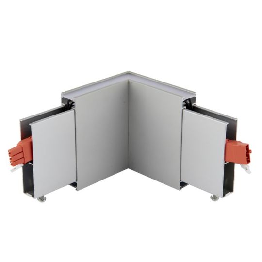 Saxby Kingsley 90 Degree Corner 3W in Silver Anodised