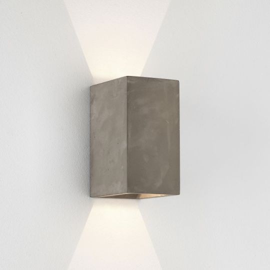 Astro Oslo 160 LED Coastal Wall Light in Matt Concrete