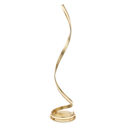 Endon Aria 1lt Floor in Gold Leaf & White Acrylic