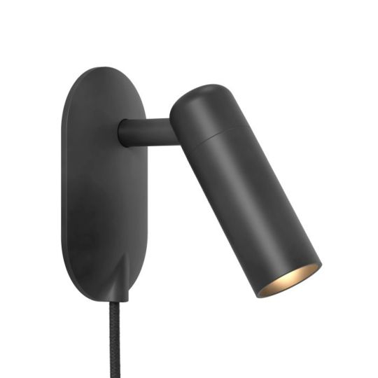 Astro Gio Reading Light in Matt Black