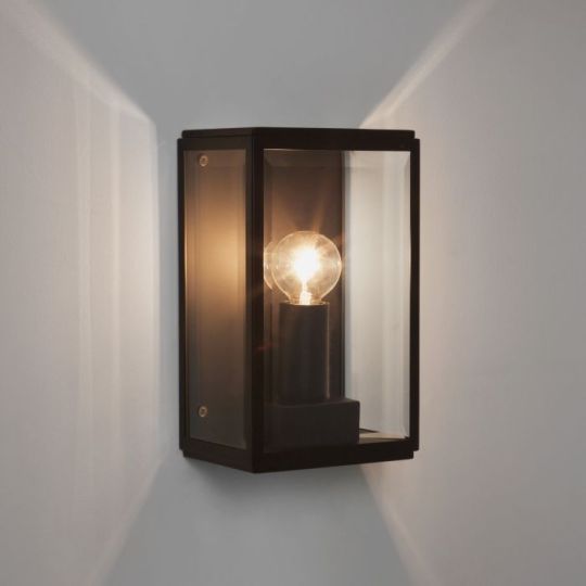 Astro Homefield 130 Outdoor Wall Light in Textured Black