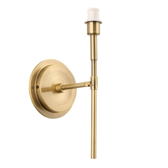 Rennes Wall Light Fitting in Antique Brass Plate Finish