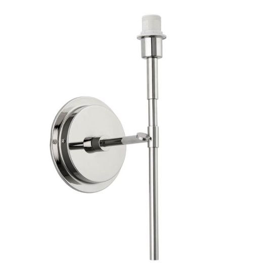 Rennes Wall Light Fitting in Bright Nickel Plate Finish