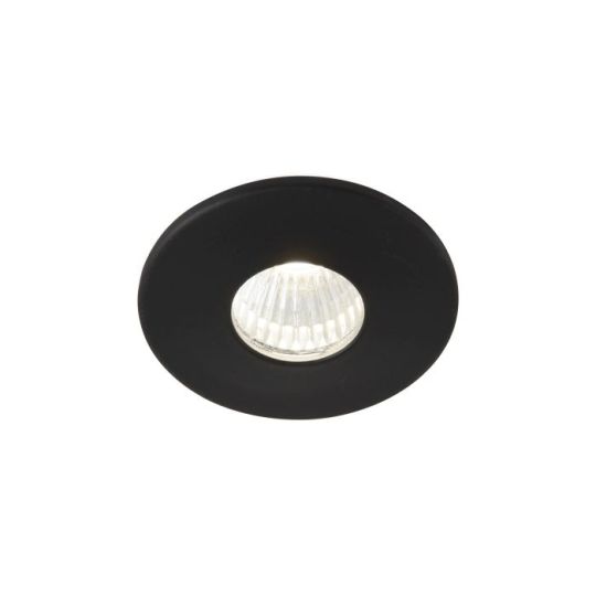 Saxby Lalo 4000K Ip44 4W in Matt Black Paint & Clear Acrylic