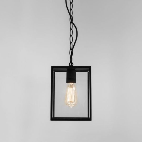 Astro Homefield Pendant 240 Outdoor Pedant in Textured Black
