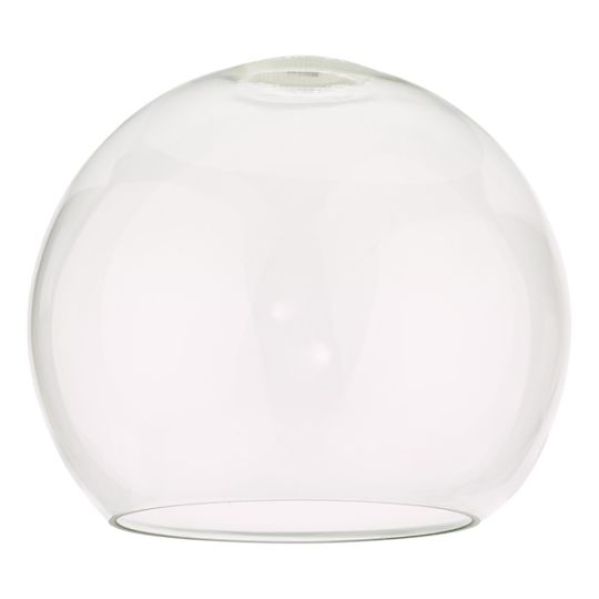 Dar Accessory Easy Fit Open Round Glass Shade