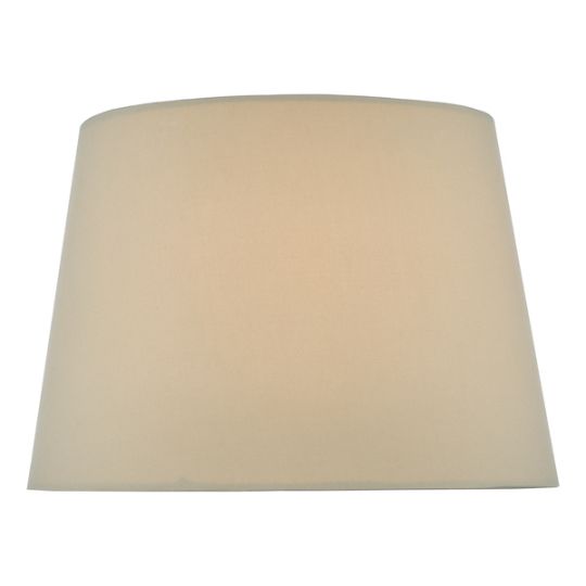 Dar Alina Taupe Faux Silk Tapered Drum Shade 26cm