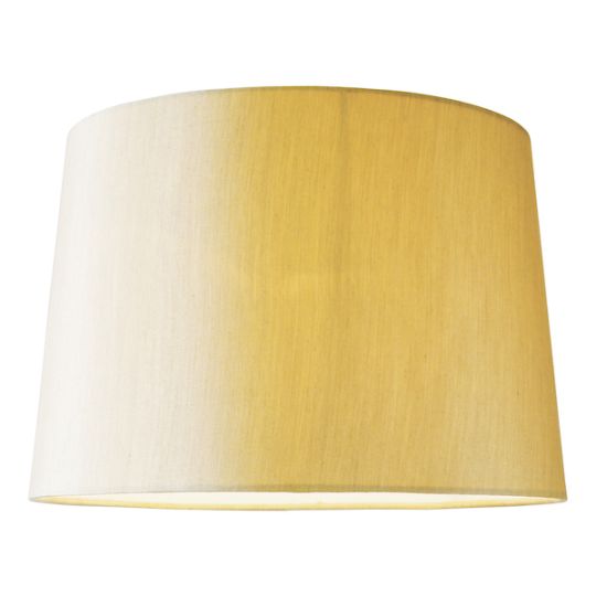 Dar Balthazar Gold Faux Silk Tapered Drum 38cm