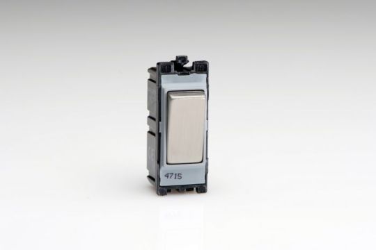 Varilight Steel 10A Multi-Way Push Retractive Switch