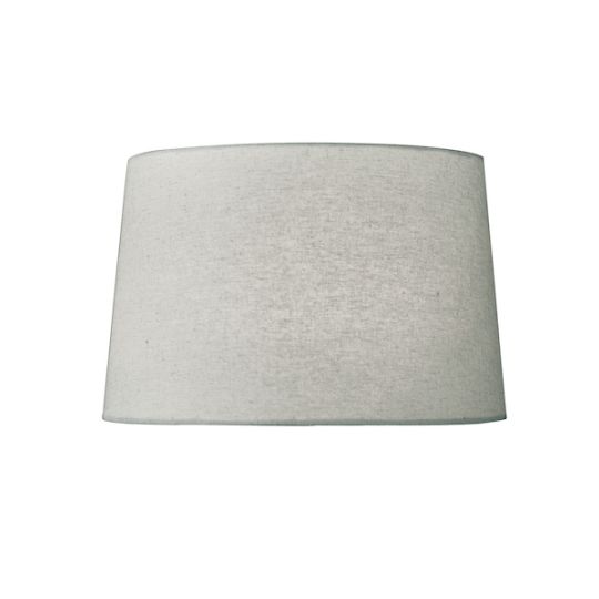 Dar Griffith Grey Linen Tapered Drum Shade 30cm