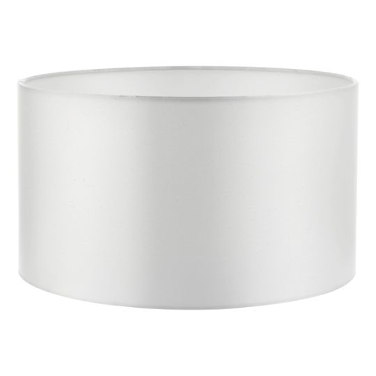 Dar Hilda Ivory Faux Silk Drum Shade 30cm