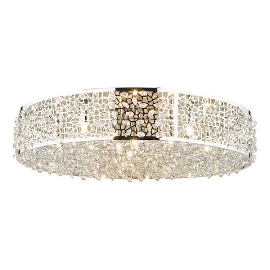 Dar Kotaro 6lt Flush Polished Chrome & Crystal