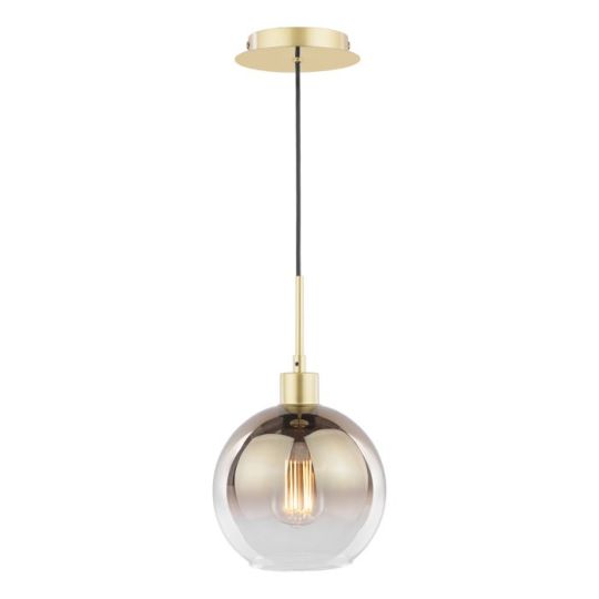 Dar Lycia Pendant Polished Gold and Gold Ombre Glass