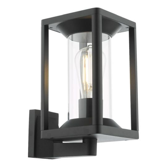 Dar Mackenzie Outdoor Wall Light Matt Black IP65