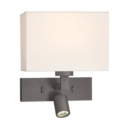 Dar Modena Wall Light With LED In Bronze (Bracket Only)