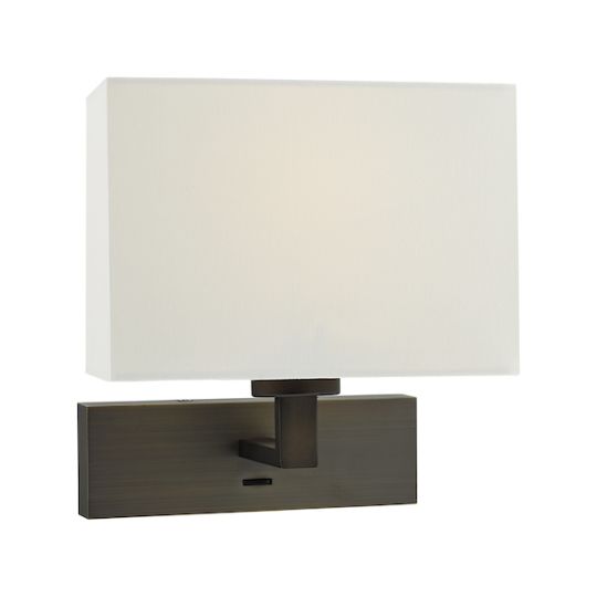 Dar Modena Wall Light Bronze (Bracket Only)