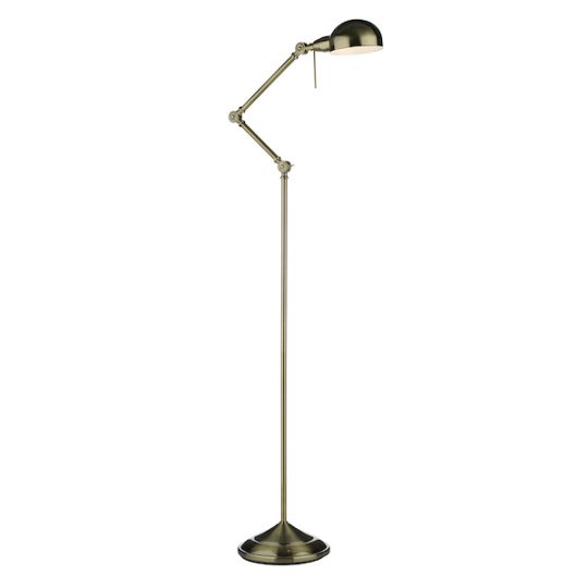Dar Ranger Floor Lamp Antique Brass