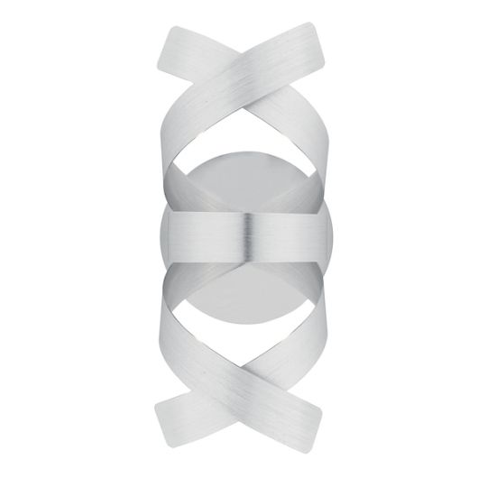 Dar Rawley Wall Light Brushed Aluminium