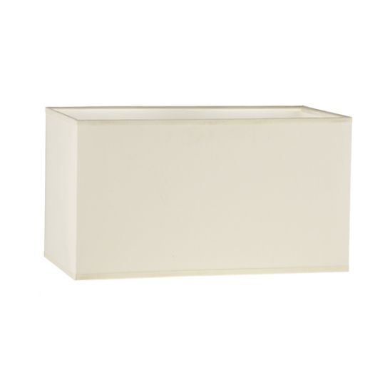Dar S1021 Cream Cotton Rectangle Shade 34CM