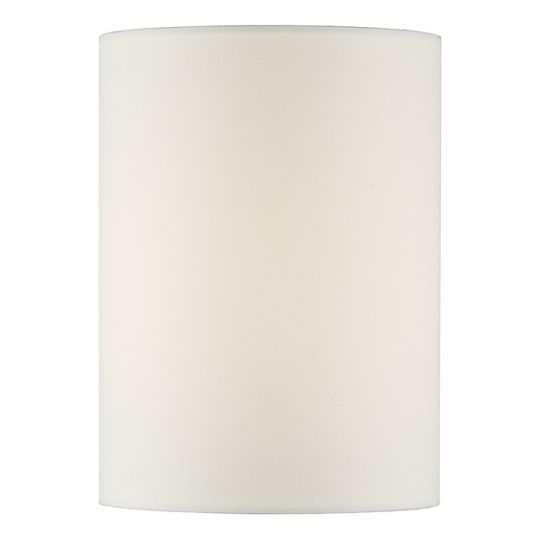 Dar Tuscan Ivory Cotton Cylinder Shade 13cm