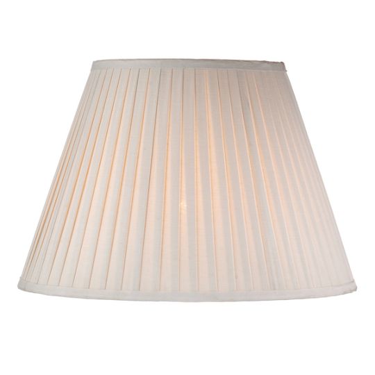 Dar S1098 Taupe Cotton Tapered Drum Shade 43cm