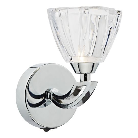 Dar Vito Single Wall Bracket Polished Chrome