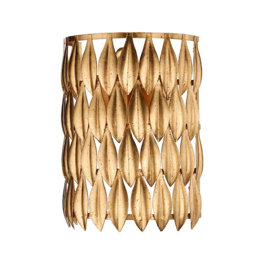 Dar Volcano Wall Light Gold