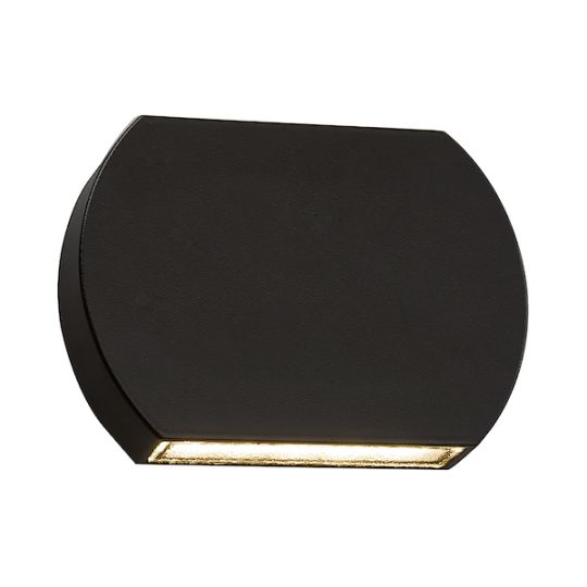 Dar Vulcan Outdoor Wall Light Dark Grey IP44 LED